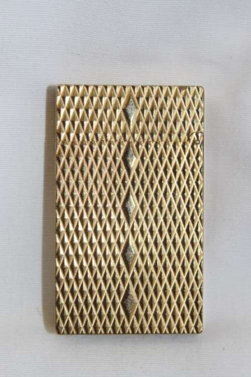 A magnificent & extremely rare French made S.T. DuPont gold plated "Ligne 1" lighter (model 4FK12J8)