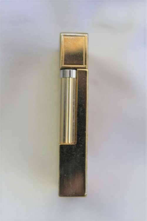 A magnificent & extremely rare French made S.T. DuPont gold plated "Ligne 1" lighter (model 4FK12J8)