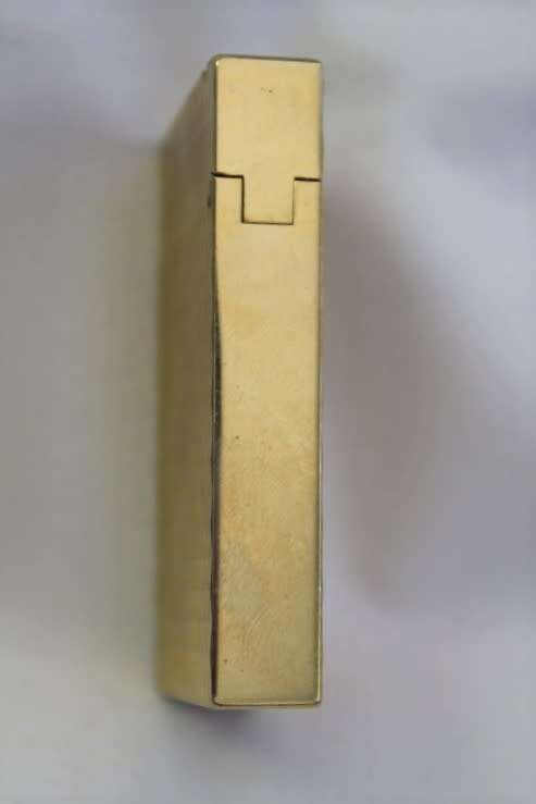 A magnificent & extremely rare French made S.T. DuPont gold plated "Ligne 1" lighter (model 4FK12J8)