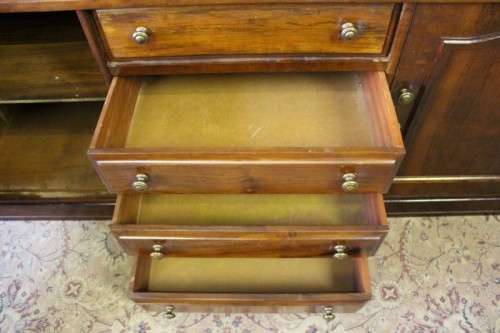 A fabulous vintage Imbuia buffet/ side server with classic lines, four drawers and side cupboards!!