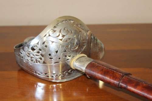 An incredible authentic antique 1899 Henry Wilkinson Pall Mall Royal Engineers sword (serial 36577)