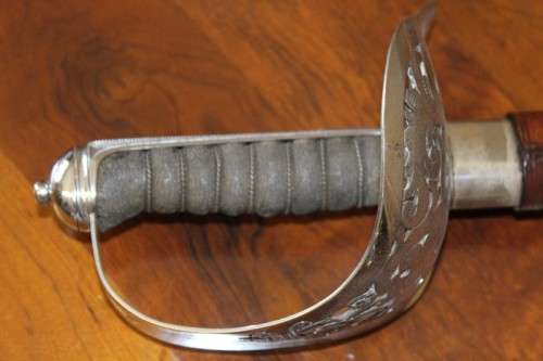 An incredible authentic antique 1899 Henry Wilkinson Pall Mall Royal Engineers sword (serial 36577)