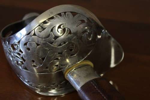 An incredible authentic antique 1899 Henry Wilkinson Pall Mall Royal Engineers sword (serial 36577)