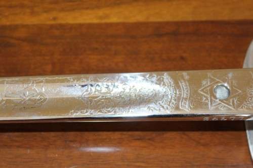 An incredible authentic antique 1899 Henry Wilkinson Pall Mall Royal Engineers sword (serial 36577)