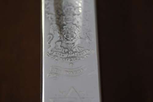 An incredible authentic antique 1899 Henry Wilkinson Pall Mall Royal Engineers sword (serial 36577)