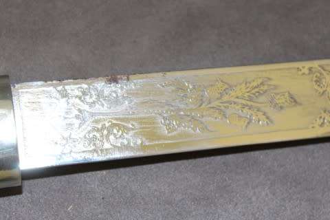 An amazing Scottish regimental Dirk dress/day wear short sword. Stunning!!!