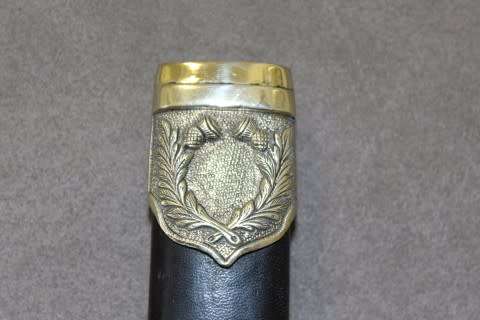An amazing Scottish regimental Dirk dress/day wear short sword. Stunning!!!