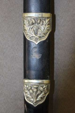 An amazing Scottish regimental Dirk dress/day wear short sword. Stunning!!!