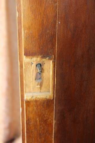 Discounted!! Vintage Oak two-door, two division wardrobe with "full-length" bevelled glass mirrors!!