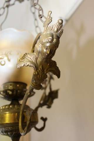 A fabulous, elegant brass and porcelain ceiling light/ chandelier. Amazing in formal living areas!!!