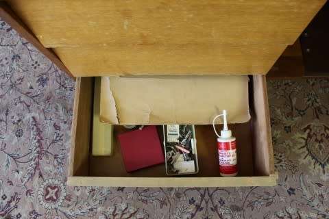 Stunning vintage Bernina "Favorit" 1959 treadle sewing machine in its original cabinet.