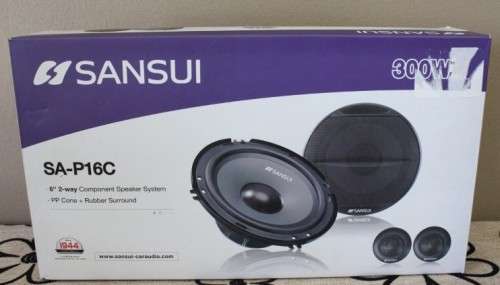 An awesome set of 6" Sansui SA P16C 300W two way speakers, new in the box!!