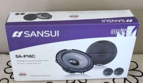 An awesome set of 6" Sansui SA P16C 300W two way speakers, new in the box!!