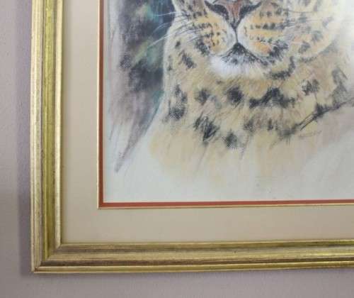 A fabulous large "Leopard" print in a gorgeous frame - Impressive!!! Lifespace Sale