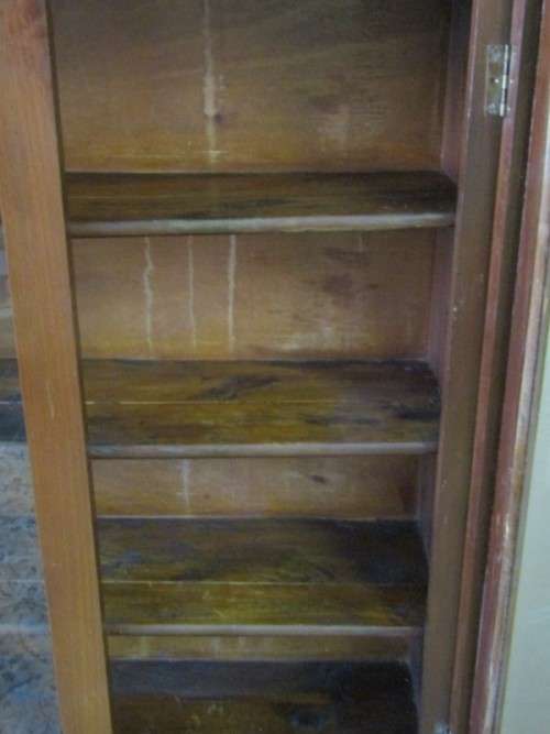 A fabulous Art Deco style 3-shelf glass front double door book case/ display cabinet. Stunning!!!