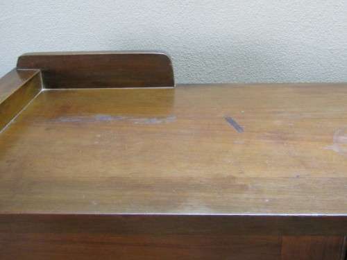 A fabulous Art Deco style 3-shelf glass front double door book case/ display cabinet. Stunning!!!