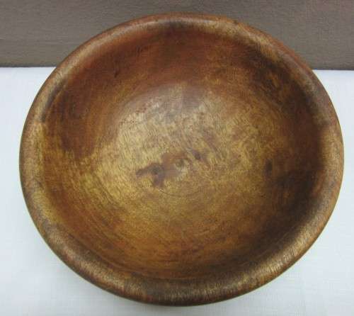 A stunning wooden fruit bowl with brass and metal fruit.....WOW!!!!!