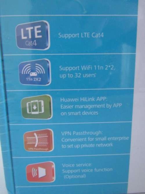 A brand new sealed in the box Huawei LTE CPE 315 wifi router.