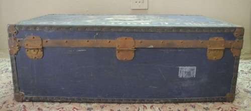 An awesome original vintage Cottingham road Mill works RAMC Army trunk (Major G Maizels)