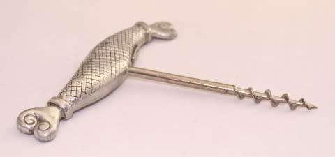 A beautiful stainless steel fishnet design, Carrol Boyes corkscrew, gorgeous and functional!