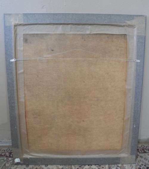 A stunning original " B Danny" semi nude oil on board painting in a wood frame - Investment art!!