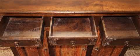 A gorgeous vintage Indonesian teak side server/ buffet with lots of storage space! Beautiful!!