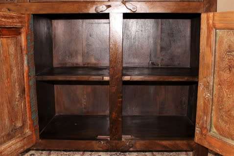 A gorgeous vintage Indonesian teak side server/ buffet with lots of storage space! Beautiful!!