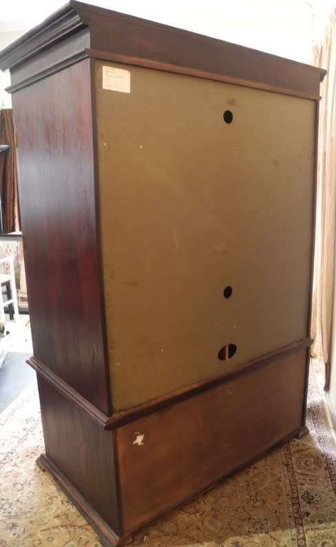 A fantastic large Indonesian Teak Coricraft double door entertainment/ TV unit with three drawers!!