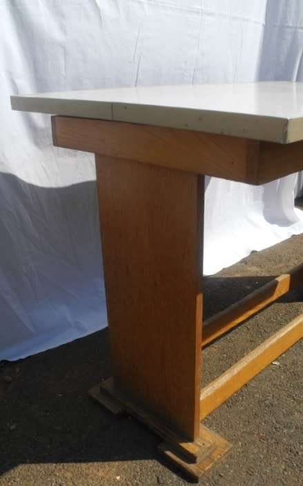 A lovely vintage multi purpose table/desk. Great restoration project!