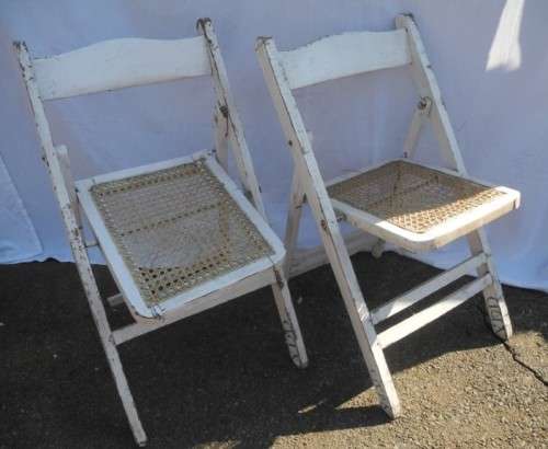 A lovely set of six shabby chic chairs - perfect addition to a lapa, patio etc.