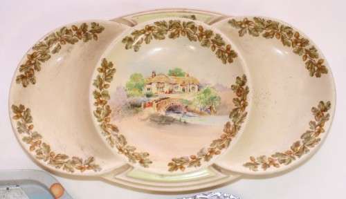 A beautiful collection of 6 plates of different shapes, sizes and designs. perfect wall display!