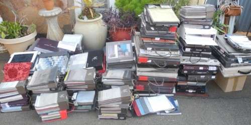 Bargain! Massive collection of carpet samples - great for scrapbooking, arts & craft-Lifespace Sale