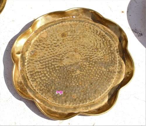 AMAZING collection of five various brass items-Lifespace Sale