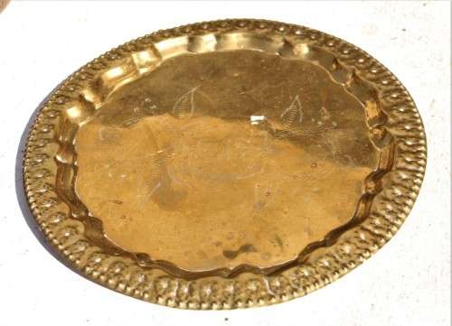 AMAZING collection of five various brass items-Lifespace Sale