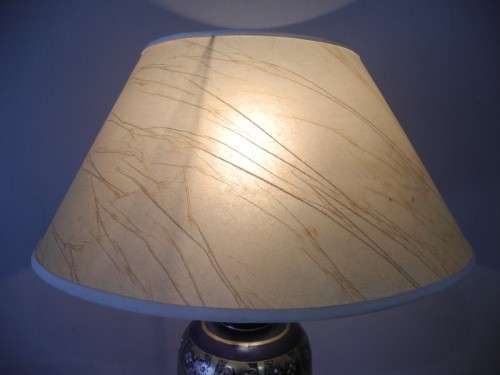 WOW!!! A modern, upmarket lightweight ceramic coffee table lamp with a shade-Lifespace Sale