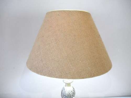 A stunning vintage Brass table lamp with a lovely vintage shade - very stylish.