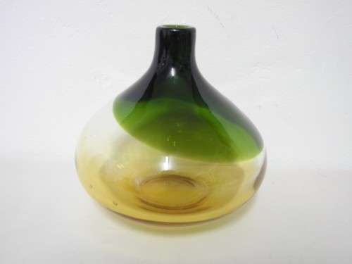 A beautiful set of two hand blown glass vases-Lifespace Sale