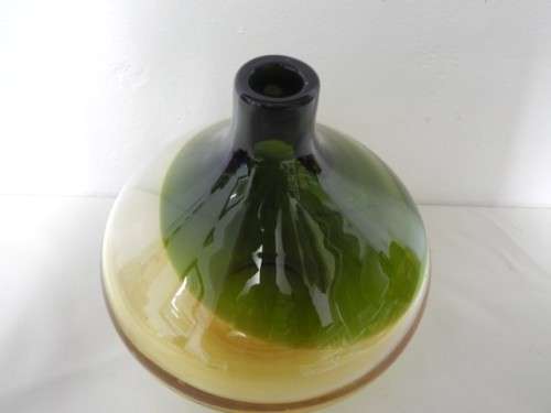 A beautiful set of two hand blown glass vases-Lifespace Sale