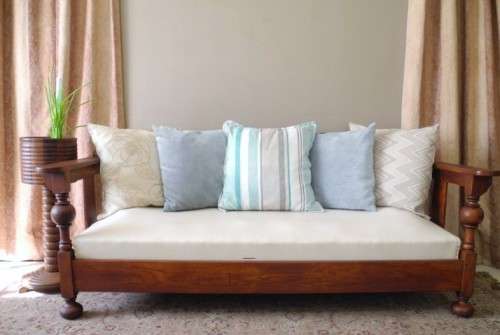 A fabulous, vintage Imbuia 3 seater couch/bench - perfect in a lapa/patio-Lifespace Sale