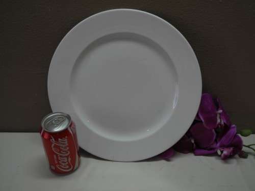 A colourful collection of white plates, perfect for a table-Lifespace Sale