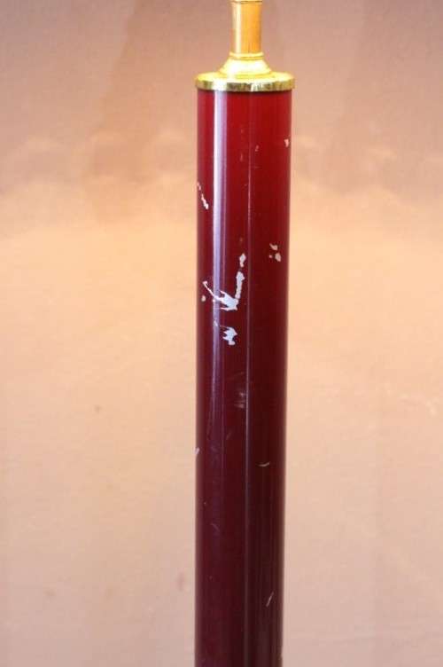 Two stunning tall table lamps with a lovely lampshade and brass base-Lifespace Sale