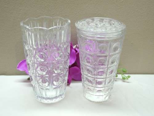 Two stunning glass vases!! Beautiful on display!!-Lifespace sale