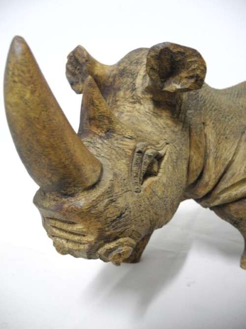A stunning resin mold large detailed Rhino. Lovely on display.Lifespace Sale