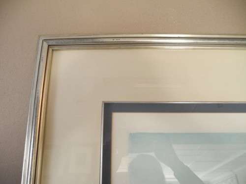 A stunning print of boats in a modern frame. Feature in all rooms!!! Lifespace Sale