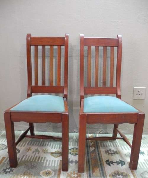 A lovely set of two matching vintage occasional/ dining chairs.