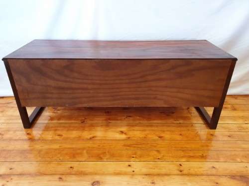 A retro styled Imbuia multipurpose display/ TV stand with 4 drawers-Xmas Sale