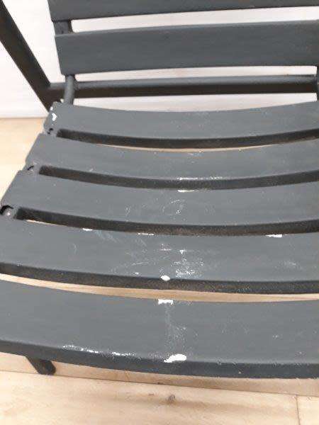 A set of two out door patio chairs