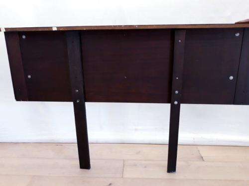 A stunning suede double bed size headboard 90cm