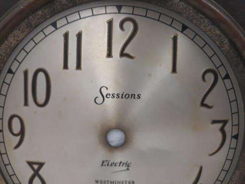 A vintage USA Sessions Electric clock for restoration