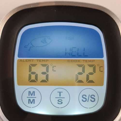 Touch Screen Digital Magnetic Thermometer with Timer and Probe